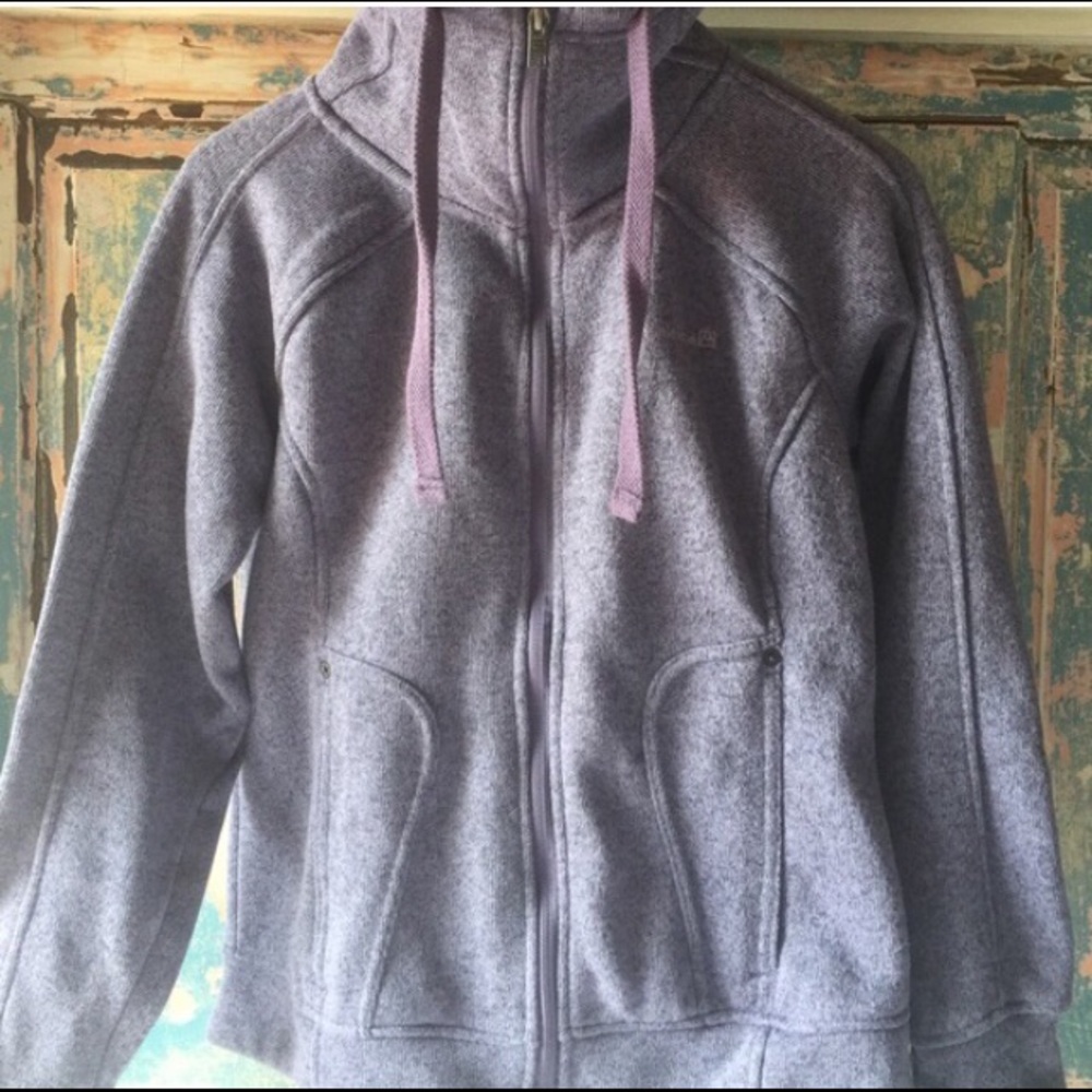 Lavender avalanche fleece.